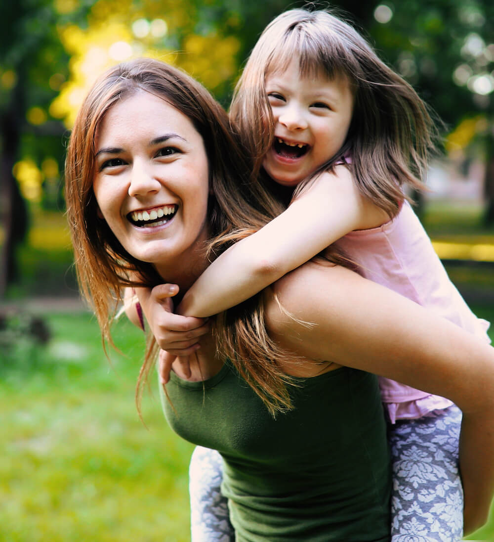 mother and daughter
